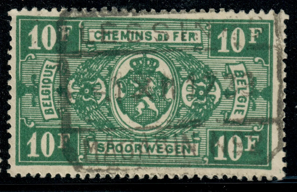 Belgium - 1927 - Railway Parcel Post-New values #6 - 10Fr - #2017 - Image 1 of 1