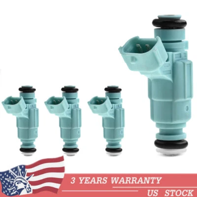 Conjunto de 4 injetores de combustível para 2008-2012 Hyundai Elantra 2008-2009 Kia Spectra 2.0L - Imagem 1 de 4