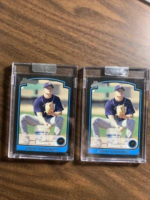 Bowman Rookie 2003 sin circular Jeremy Bonderman 201/250 y 178/250 Foto 1 de 2