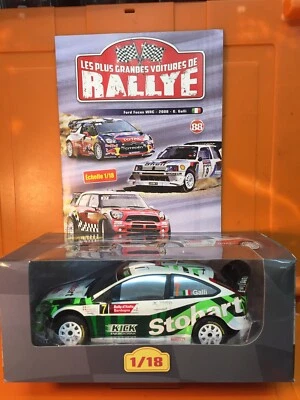 RALLYE 1/18 ALTAYA N°88 FORD FOCUS WRC - RALLYE ITALIE 2008 - "GIGI" GALLI NEUF  - Photo 1/3