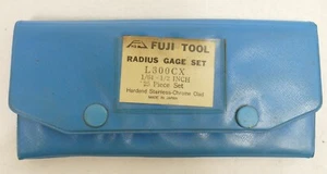 Fuji Tool Radius Messgerät Set L300 CX 1/64" bis -1/2" - 25-teiliges Set - Made in Japan - Bild 1 von 2