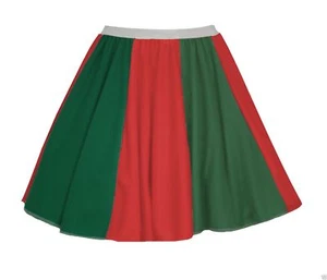 Ladies Portugal National Flag 15" Skater Panel Skirt Portuguese Fancy Dress - Picture 1 of 1