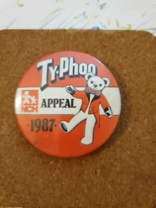 VINTAGE/RETRO TYPHOO NCH APPEAL 1987 BADGE SIZE 2" - Picture 1 of 2