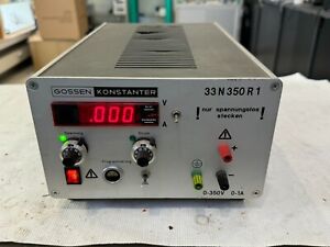 Gossen  Konstanter DC Power Supply 33N350R 1