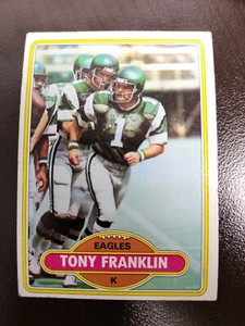 1980 Topps Tony Franklin card #523