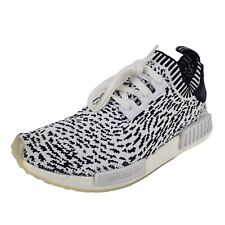 🚨 Adidas NMD R1 PrimeKnit White And Black BZ0219 Men's Running Shoes Size 10