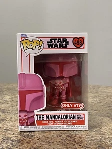 FUNKO POP! STAR WARS 498 THE MANDALORIAN with GROGU TARGET EXCLUSIVE NEW - Picture 1 of 4