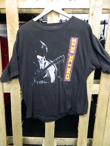 Vintage 1991 BB King Tour T Shirt Sas Inc Nineties Concert Gig Tee - L - Picture 1 of 7