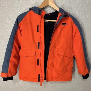 Lands’ End Squall Winter Coat Large Youth (7) Hooded Lined Waterproof - Picture 1 of 19