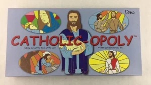Catholic-opoly Board Game By Luke Enterprises Complete + Poster Sealed Pieces - Picture 1 of 11
