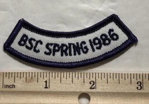 BSC Spring 1986 Patch - Bild 1 von 2