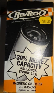RevTech 35-079, 35079 Long Magnetic Spin-On Oil Filter NOS - Picture 1 of 1