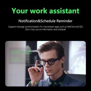 INMO Go AR Smart Glasses Wireless HD Ultra Light Portable AI Assistant Glasses - Picture 1 of 8