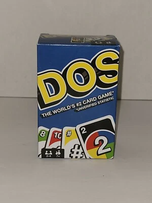DOS - THE WORLD'S #2 CARD GAME. FROM THE MAKERS OF UNO  - Image 1 of 2
