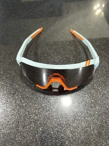 100% Sunglasses - S3 HiPER Silver Mirror Lens, CAT3 Soft Tact Two Tone - New - Picture 1 of 5