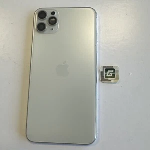 Apple iPhone 11 Pro Max Carcasa Desnuda Original OEM 7/10 Blanco Plateado - Imagen 1 de 2