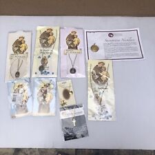 Vtg Catholic religious medal/ Necklace lot Of 9