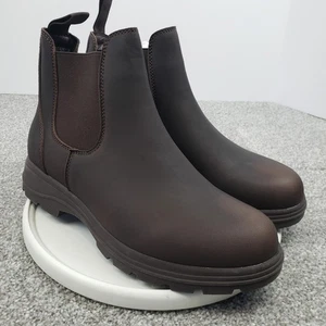 Bota Cushionaire Mujer Gran Bretaña NUEVA Vegana Marrón Pull On Talla 8.5M - Imagen 1 de 10