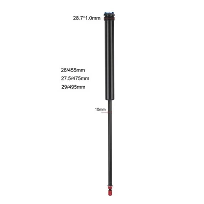 Pompa Forcella Bici Bicicletta Argento 116g/125g/127g 26 Pollici/27,5 Pollici/29 - Immagine 1 di 4