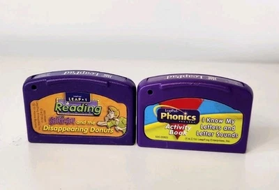 Set of 2 LeapPad Games Phonics Activity & Reading Scooby Doo Cartridges Ages 4-7 - Image 1 of 4