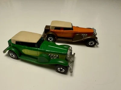 Hot Wheels '31 Doozie Lot of 2 Blackwalls Versions - Both Orange & Green  - Image 1 of 4