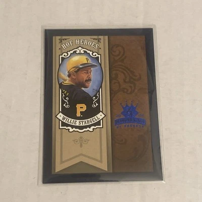 2005 Donruss Diamond Kings Willie Stargell HOF Heroes Blue Framed #27/100 - Image 1 of 2
