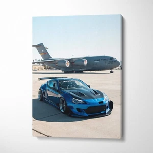 Toyota FRS High Resolution Museum Quality Vertical Car Canvas Print #006 - Picture 1 of 14