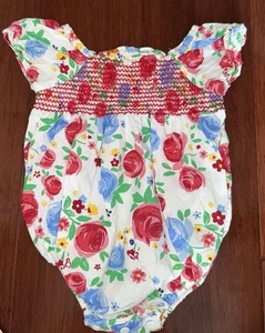 PUMPKIN PATCH baby One Piece Romper Size 00 Floral Girl - Picture 1 of 3