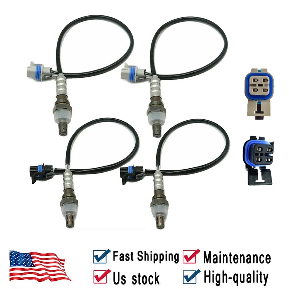 Sensor de oxígeno 4 piezas para Chevrolet Express 1500 2500 3500 y GMC Savana 1500 2500 Foto 1 de 4