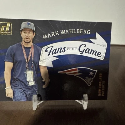 2022 Donruss Fans Of The Game Mark Wahlberg FG-MW New England Patriots - Image 1 of 3