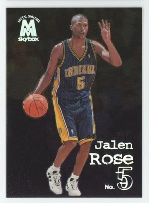 SkyBox 1998-99 metal fundido Jalen Rose Indiana Pacers #8 C23 Foto 1 de 2