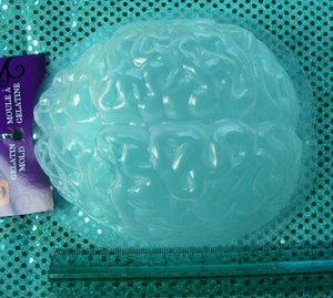 Large Brain MOLD Large HALLOWEEN Party Decoration Jello Gelatin - Picture 1 of 3