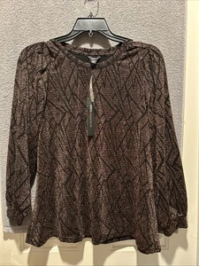 Intro. Love The Fit - Camicetta tunica donna 2X elasticizzata multicolore metallizzata $69 - Foto 1 di 4