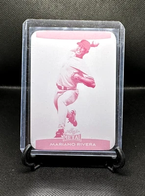 Placa de impresión magenta hoja metal MARIANO RIVERA 2025 1/1 - ¡¡VERDADERA DE UNA!!! Foto 1 de 2