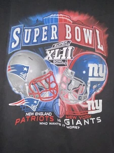 Super Bowl XLII - New York Giants vs. New England Patriots - Reebok Men Medium - Picture 1 of 3