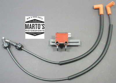 NEW OEM POLARIS 1996-2004 SLH VIRAGE FREEDOM 700 PWC IGNTION COIL & 2 WIRES - Image 1 of 4