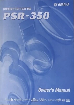 Yamaha PSR-350 Portatone Electronic Keyboard Original Owner's Manual Book 106 pg - Image 1 of 3