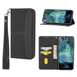 For iPhone 16e 16 Pro Flip Wallet Case with Wrist Strap Magnetic Closure Cover - Picture 1 of 38