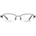 Calvin Klein Demo Rectangular Unisex Eyeglasses CK18300A 001 52 CK18300A 001 52