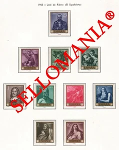 1963 JOSE DE RIBERA EL ESPAÑOLETO PEINTURE PAINTER 1498 / 1507 MNH ** TC23364 FR - Picture 1 of 1