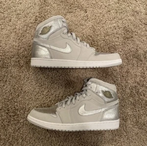 Size 13 - Air Jordan 1 Retro Silver High 25th Anniversary - Picture 1 of 7