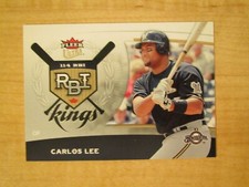 2006 Fleer Ultra RBI Kings Carlos Lee #RBI16 Milwaukee Brewers