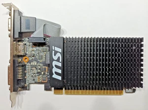 Tarjeta Gráfica MSI NVIDIA GFORCE GT710 2GB DDR3 HDMI/DVI/VGA - Afbeelding 1 van 3