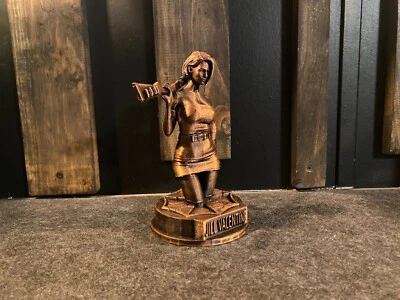 Resident Evil Jill Valentine Copper Statue 6inches Tall - Image 1 of 4