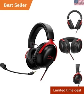 Gaming Headset with Angled 53mm Drivers & Ultra-Clear Microphone for PC/PS5/Xbox - Picture 1 of 8