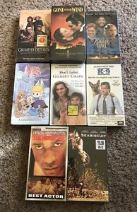 Sealed VHS Bundle - What’s Eating Gilbert Grape, Gone With The Wind, And More! - Foto 1 di 4