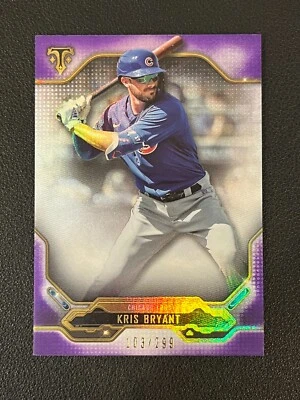 Kris Bryant 2020 Topps Triple Threads Amethyst /299 Cubs 18 - Image 1 of 2