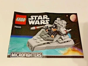 LEGO 75033 - Star Wars Microfighters Death Star Destroyer Instructions Manual - Picture 1 of 1