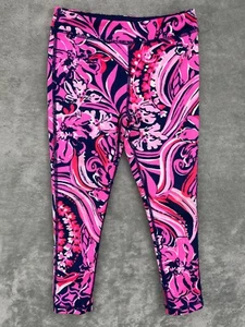Lilly Pulitzer Girl's Luxletic Weekender Leggings Size S 4-5 Pink - Picture 1 of 10