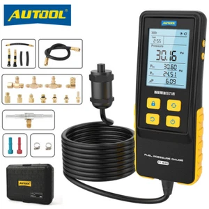 Benzin Einspritzpumpen Druckmessgerät Kit Digitaler Kraftstoffdruck Manometer - Bild 1 von 15